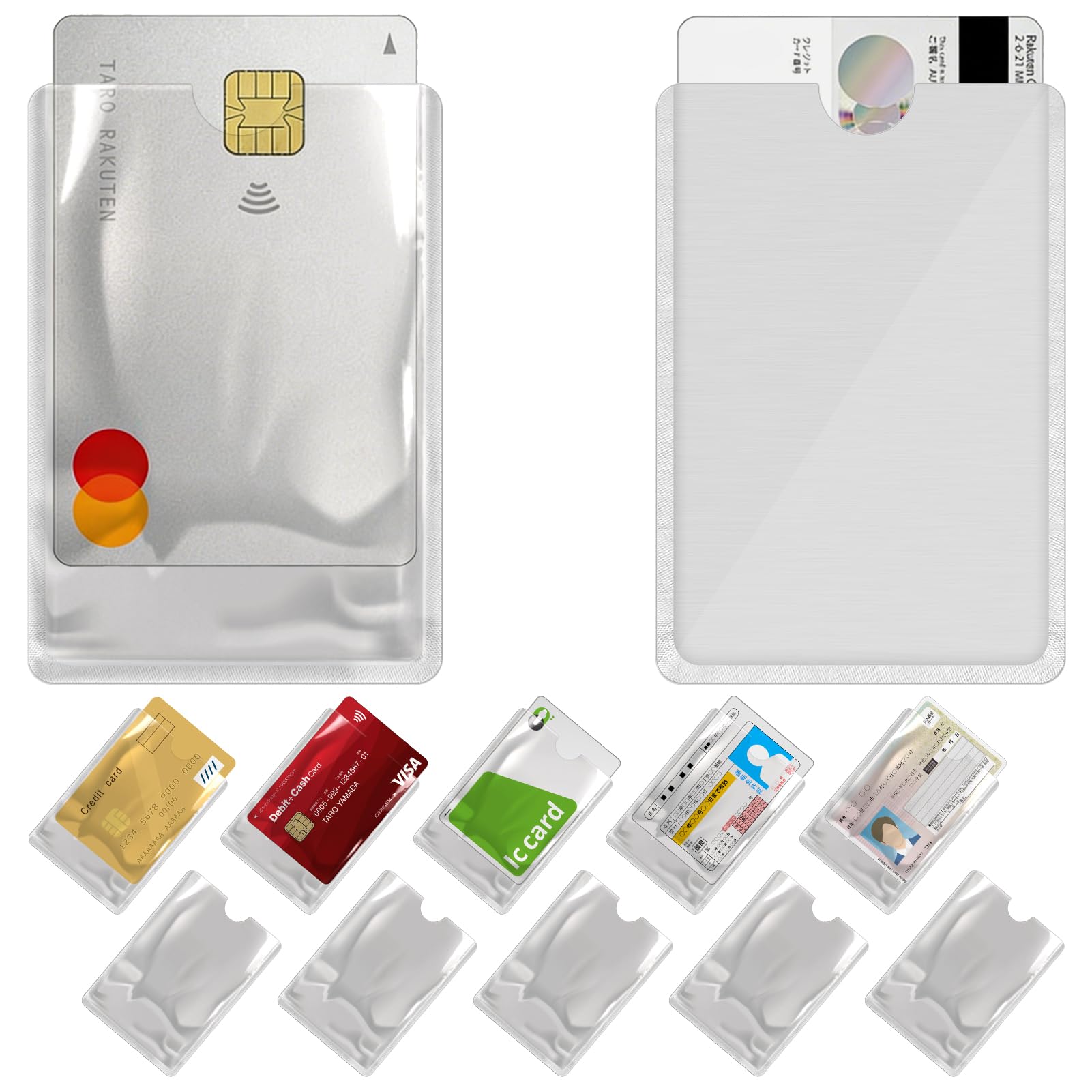 Amazon | [SENUN] 【中身が見える】 スキミング防止 カード ケース
